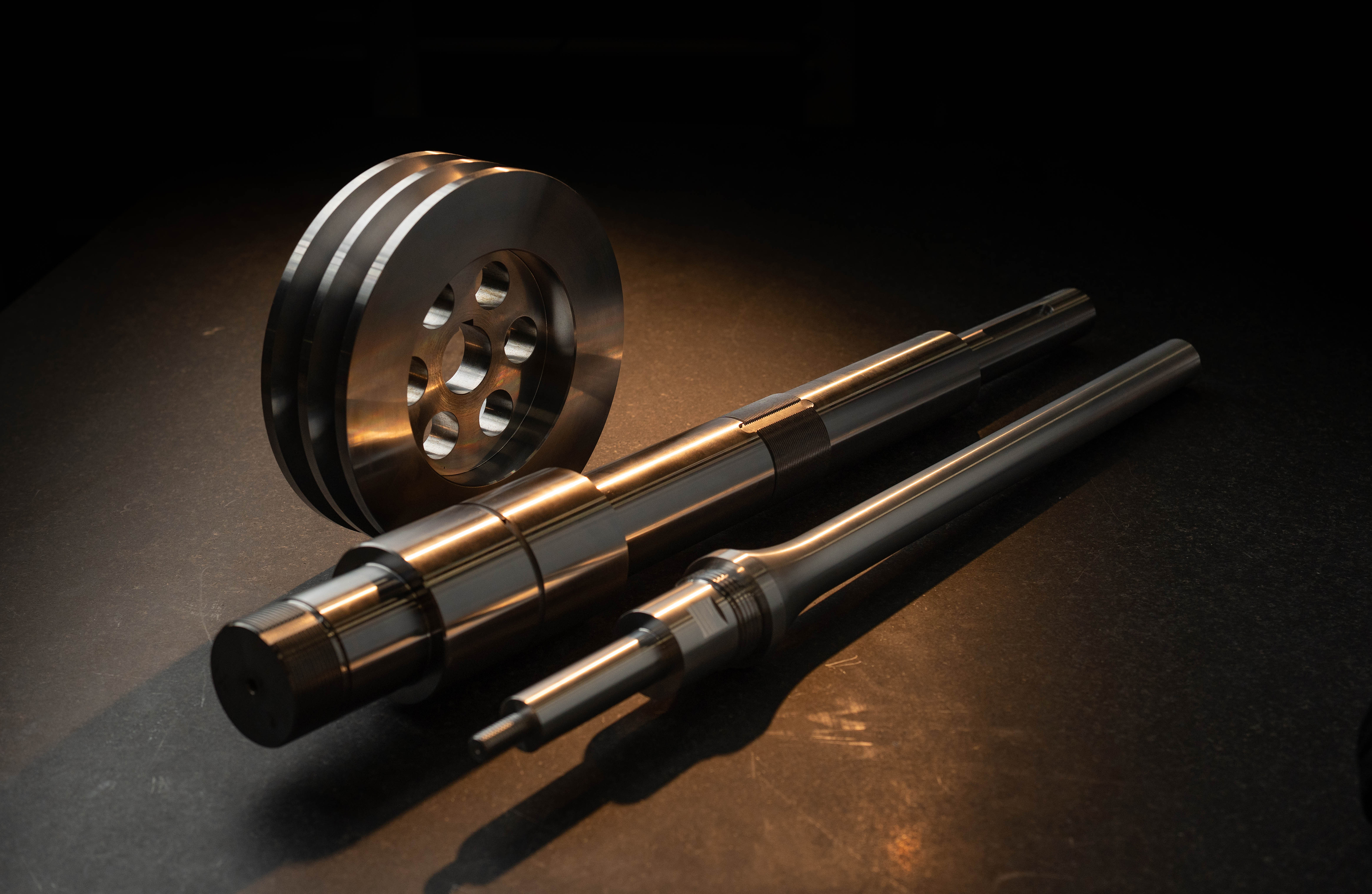 Shafts and pulley